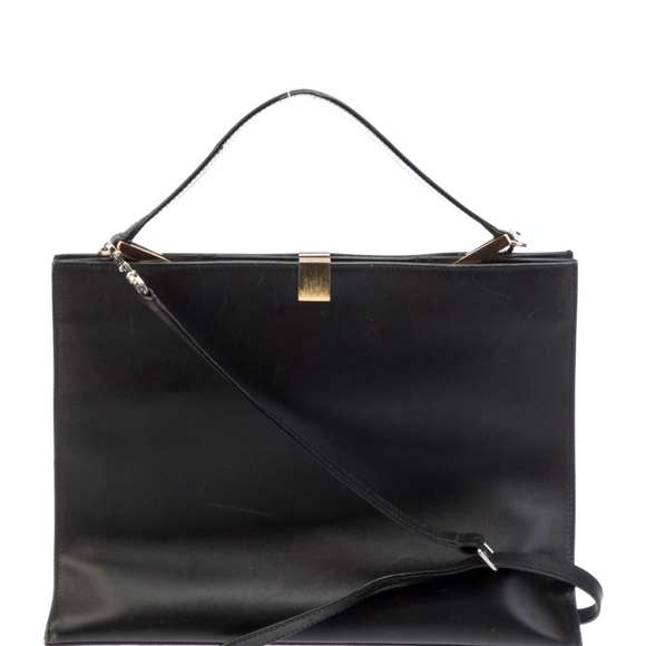 BALENCIAGA Calfskin Le Dix Medium Elegant Black Handbag - Picture 4 of 9